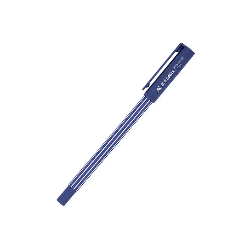 Ручка кулькова BUROMAX (BM.8120-01), чорнила сині